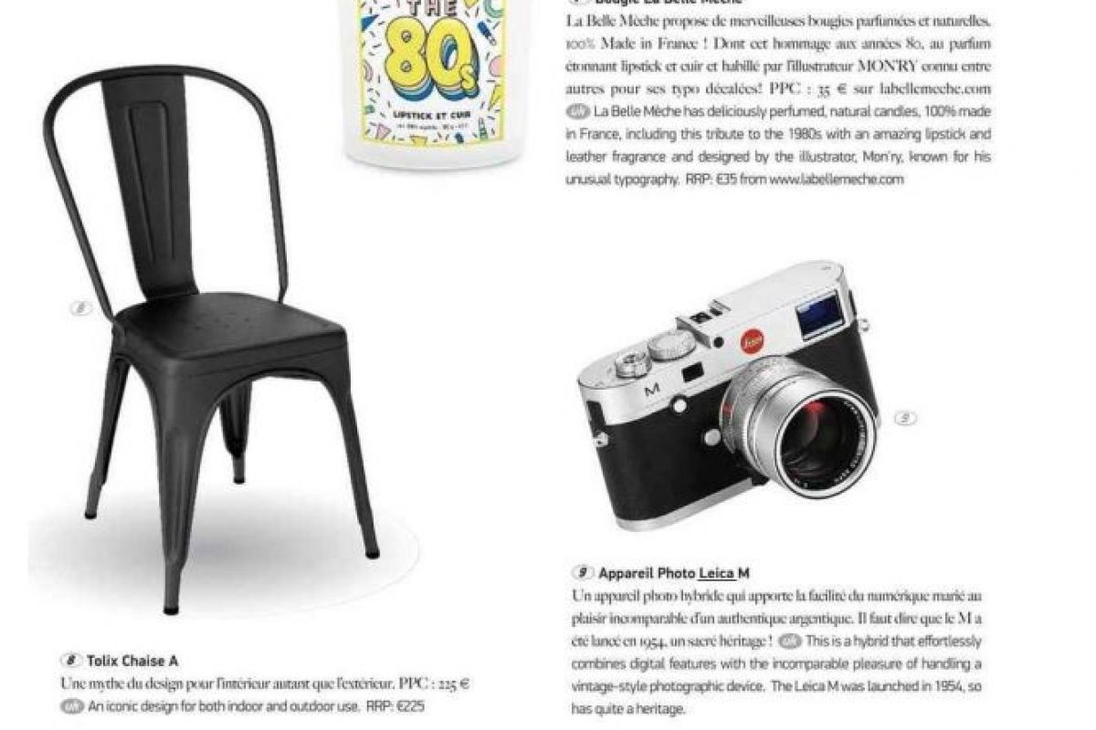 Leica dans le magazine Trends In Riviera